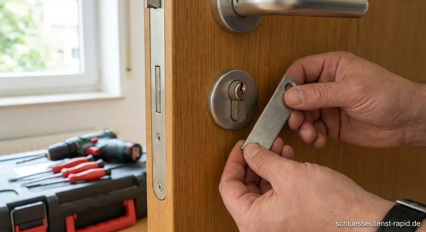 Aufbohrschutz nachrüsten an Wohnungstür