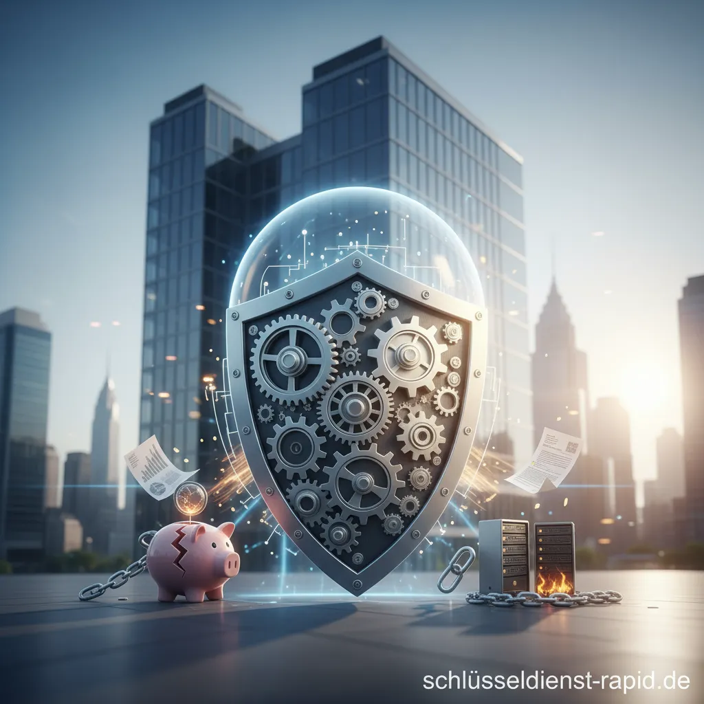 Zwei Hände, die ein schützendes Dach über einem Haus aus Holzklötzen formen