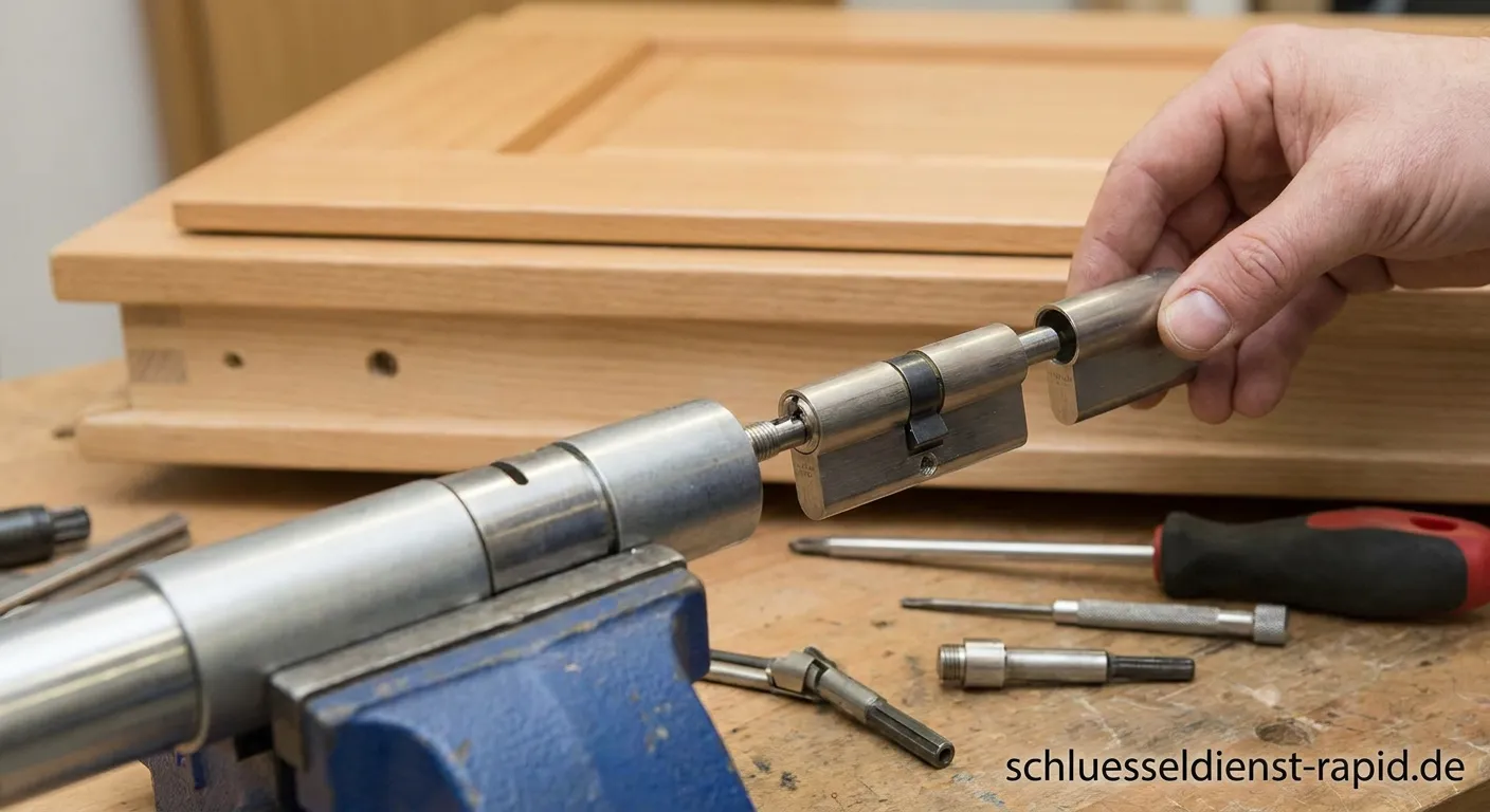 Modularer Schließzylinder zum Verlängern bei neuer Tür