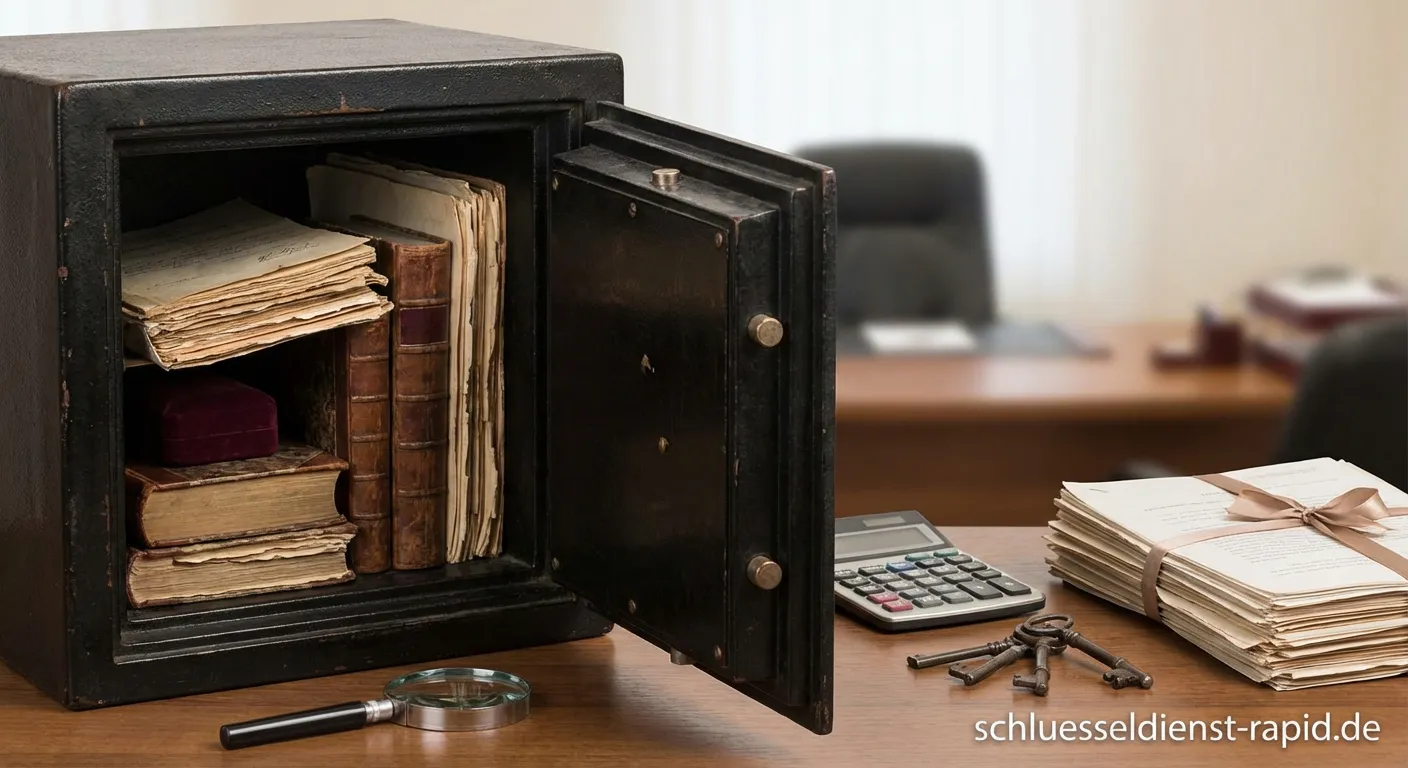 Tresoröffnung bei Erbschaft durch professionellen Schlüsseldienst
